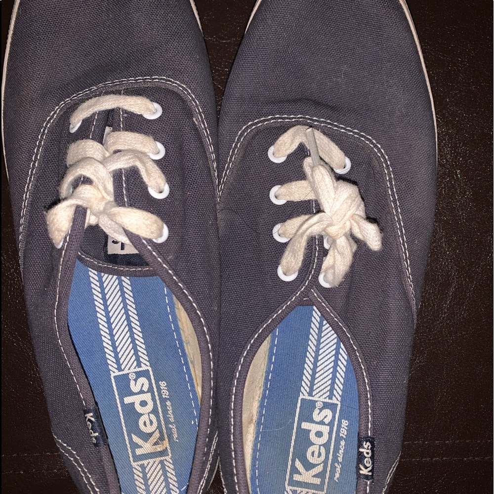 Keds navy blue lace up sneakers